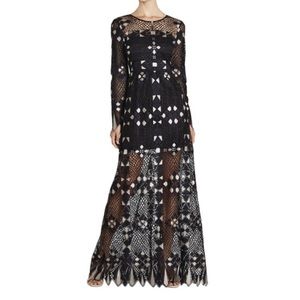 BCBGMAXAZRIA Taliah Long-sleeve Maxi Dress